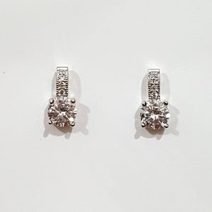 Simulated Diamond Stud Earrings
